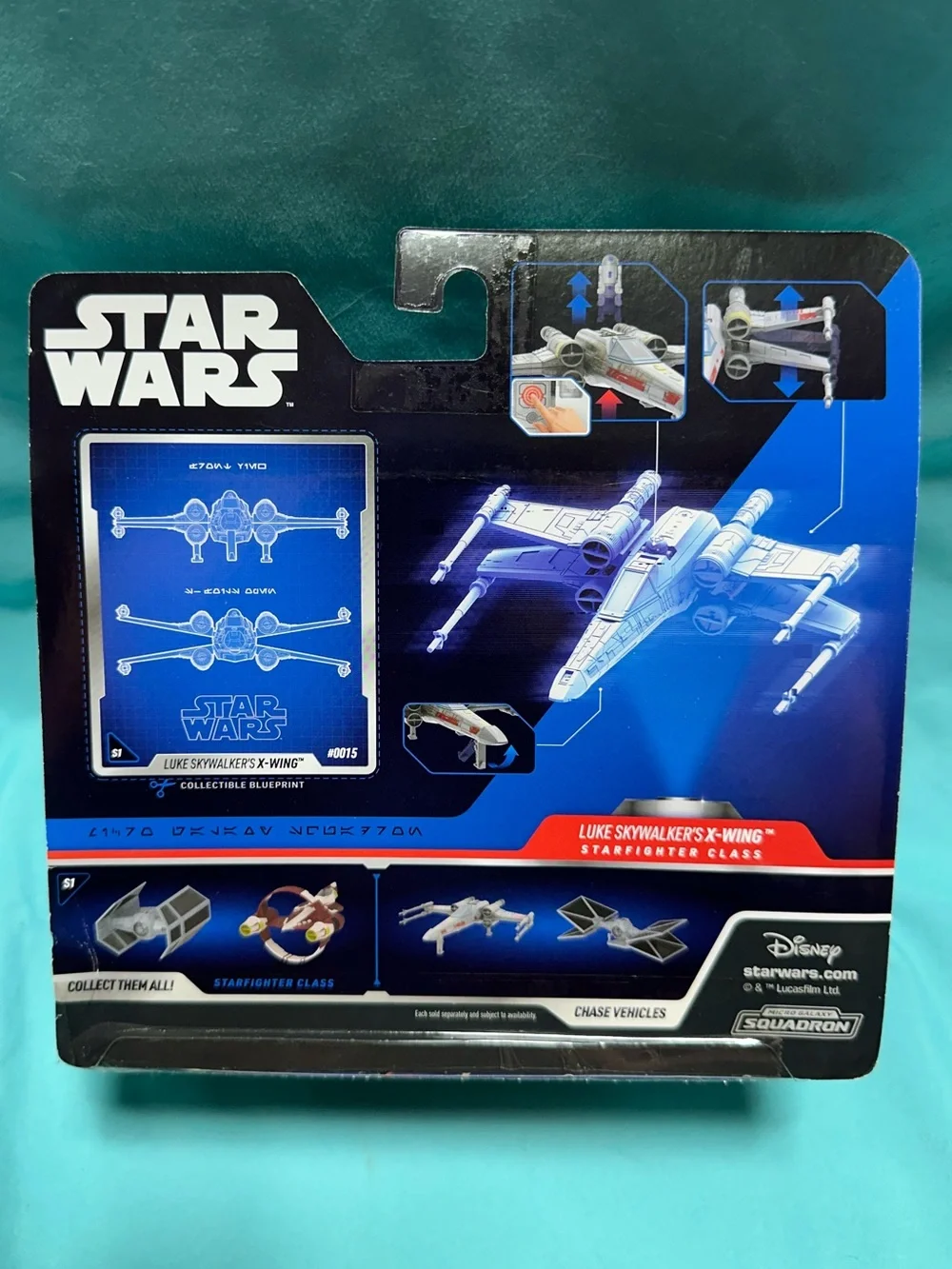 Disney -Star Wars -Luke Skywalker’s X-Wing Micro Galaxy Squadron - Luke & R2-D2